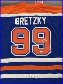 Wayne Gretzky Autograph Signed Edmonton Oilers Jersey XL PROOF Beckett LOA