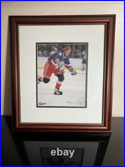 Wayne Gretzky Autograph Signed Photo New York Rangers Hespeler Promo Autographed