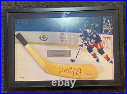 Wayne Gretzky Autographed 16 X 24 Upperdeck Shadow Box Uda Only #199 Rare