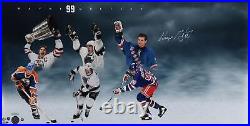 Wayne Gretzky Autographed 16 x 32 Through The Years Photograph Upper Deck