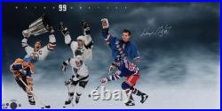 Wayne Gretzky Autographed 16 x 32 Through The Years Photograph Upper Deck