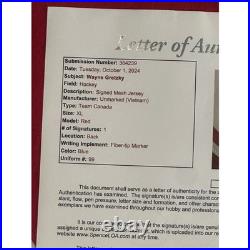 Wayne Gretzky Autographed 1999 All Star Game Mitchell & Ness Jersey JSA LOA