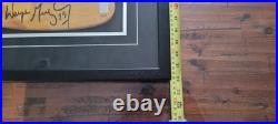 Wayne Gretzky Autographed 24X22.5 Framed Photo Stick Blade with COA. LA Kings
