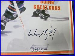 Wayne Gretzky Autographed 8X10 framed Photo Rookie UDA BAE08449
