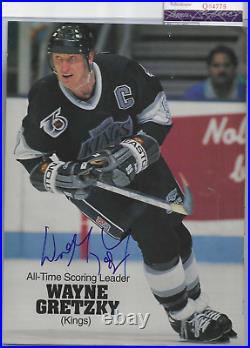 Wayne Gretzky Autographed 8x10 Magazine Picture LA Kings Hockey HOFer JSA COA