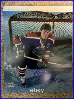Wayne Gretzky Autographed 8x10 Photo Plaque with COA
