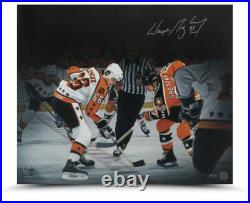 Wayne Gretzky Autographed All Star Face-Off 20 x 24 Photograph UDA
