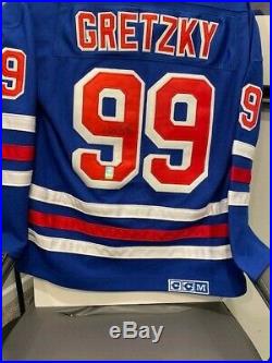 Wayne Gretzky Autographed Authentic CCM Rangers Jersey