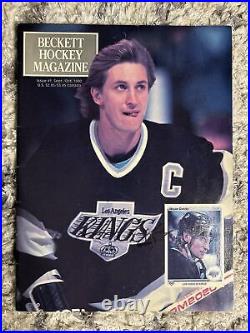 Wayne Gretzky Autographed Beckett Hockey Magazine Issue #1, Slight Fading