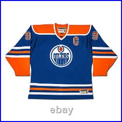 Wayne Gretzky Autographed Blue Adidas Edmonton Oilers Jersey UDA COA