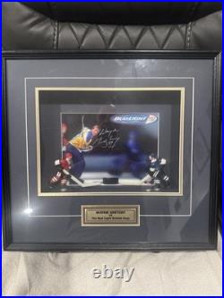 Wayne Gretzky Autographed Bud Light Bubble Boys Shadowbox COA WGA Certified