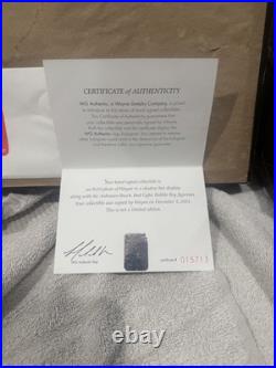 Wayne Gretzky Autographed Bud Light Bubble Boys Shadowbox COA WGA Certified