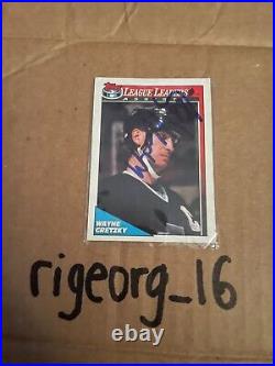 Wayne Gretzky Autographed Card 1991-1992 TOPPS #224