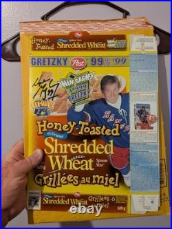 Wayne Gretzky Autographed Cereal Box New York Rangers