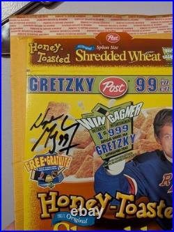 Wayne Gretzky Autographed Cereal Box New York Rangers