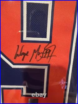 Wayne Gretzky Autographed Custom 42×36 Framed Edmonton Oliers Jersey Player COA