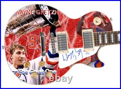 Wayne Gretzky Autographed Custom Graphics 1/1 Photo Guitar ACOA