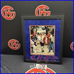 Wayne Gretzky Autographed Edmonton Oilers 11x14 Photo Framed Signed JSA COA AUTO