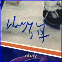Wayne Gretzky Autographed Edmonton Oilers 11x14 Photo Framed Signed JSA COA AUTO