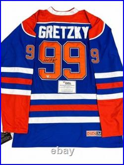 Wayne Gretzky Autographed Edmonton Oilers #99 Hockey Jersey Fanatics Authentic