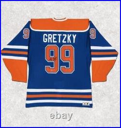 Wayne Gretzky Autographed Edmonton Oilers Blue Adidas Jersey UDA