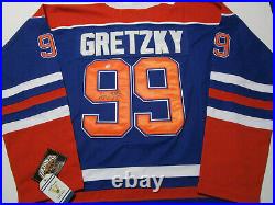 Wayne Gretzky / Autographed Edmonton Oilers Pro Style Hockey Jersey / Coa