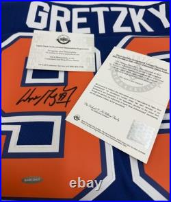 Wayne Gretzky Autographed Edmonton Oilers Rookie Hockey Jersey Upper Deck UDA