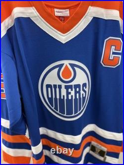 Wayne Gretzky Autographed Edmonton Oilers Rookie Hockey Jersey Upper Deck UDA