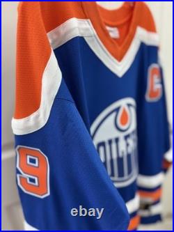 Wayne Gretzky Autographed Edmonton Oilers Rookie Hockey Jersey Upper Deck UDA