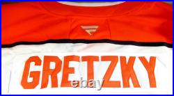 Wayne Gretzky / Autographed Edmonton Oilers White Pro-Style Hockey Jersey / PSA