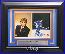 Wayne Gretzky Autographed Framed 8x10 Photo Edmonton Oilers Beckett BAS #AC85116