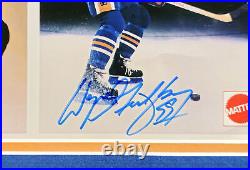 Wayne Gretzky Autographed Framed 8x10 Photo Edmonton Oilers Beckett BAS #AC85116