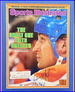 Wayne Gretzky Autographed Framed 8x11 Sports Illustrated Cover Oilers JSA