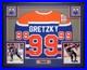 Wayne Gretzky Autographed & Framed Blue Edmonton Jersey Upper Deck Certified