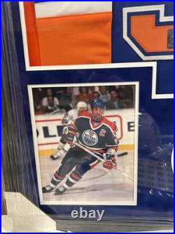 Wayne Gretzky Autographed Framed Jersey Gretzky Authentic