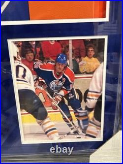 Wayne Gretzky Autographed Framed Jersey Gretzky Authentic