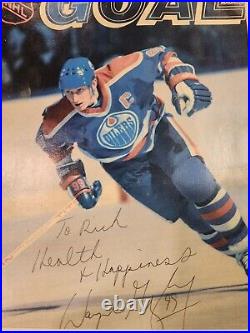 Wayne Gretzky Autographed Goal Magazine Cover