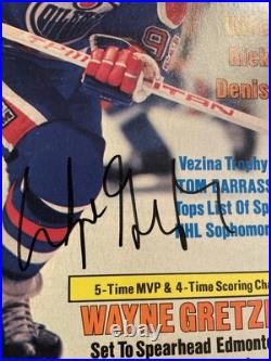Wayne Gretzky Autographed Hockey Illustrated 1984/85 JSA Certified