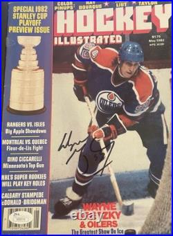 Wayne Gretzky Autographed Hockey Illustrated 5/1982 JSA Certified