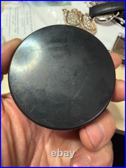 Wayne Gretzky Autographed Hockey Puck Signed Silver Auto Gretzky IIX Camp