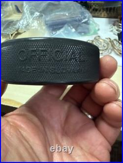 Wayne Gretzky Autographed Hockey Puck Signed Silver Auto Gretzky IIX Camp