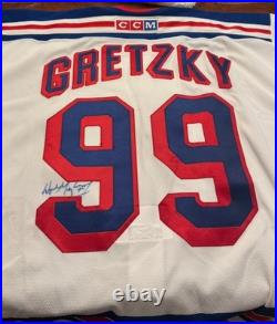Wayne Gretzky Autographed Jersey New York Rangers Signed NHL
