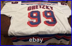 Wayne Gretzky Autographed Jersey New York Rangers Signed NHL