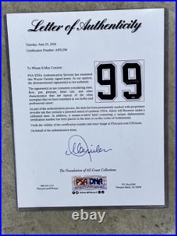 Wayne Gretzky Autographed LA Kings Dual CCM Jersey PSA UDA Authenticated