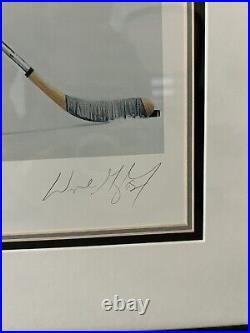 Wayne Gretzky Autographed Lithograph 2000 Points withAutographed Photo of 802 Goal