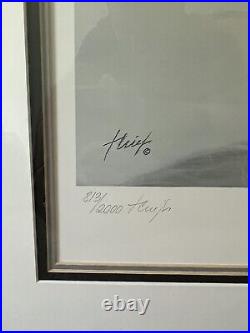 Wayne Gretzky Autographed Lithograph 2000 Points withAutographed Photo of 802 Goal