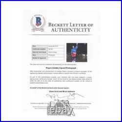 Wayne Gretzky Autographed New York Rangers 8.5x11 Hockey Photo BAS LOA (Wave)