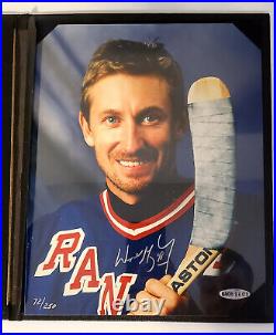 Wayne Gretzky Autographed New York Rangers 8x10 Photo Signed Upper Deck UDA /250