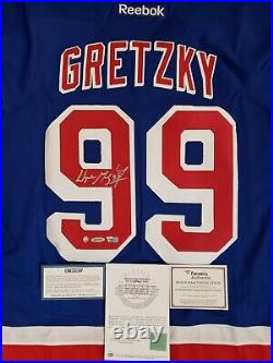 Wayne Gretzky Autographed New York Rangers Reebok Jersey (UDA/Fanatics/Steiner)