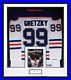 Wayne Gretzky Autographed Oilers Photo & CCM Jersey Set JSA COA COA Framed 34x42